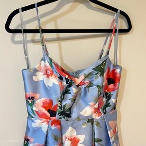 Eliza J floral midi dress in size 8
